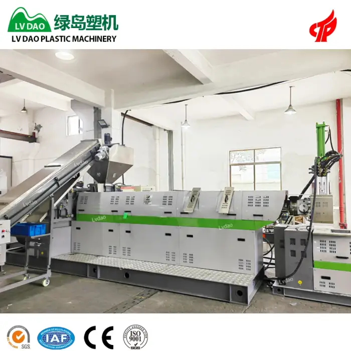 Plastic Recycling Machine pellet Plastic granulator wast plastic machine pelletizing PE PP PS ABS PC High Capacity machine