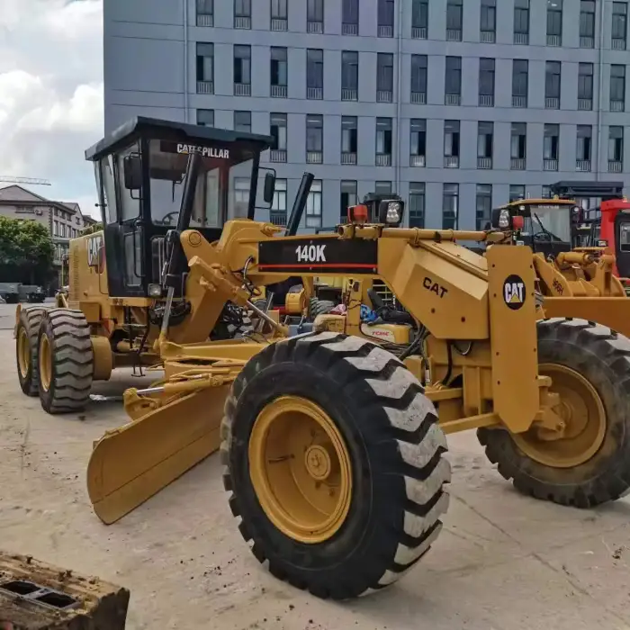 Used Grader Caterpillar 140k motor grader road construction heavy equipment 140K