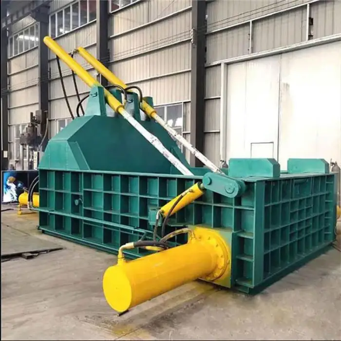 Horizontal Car Tire Baler Aluminum Can Baler Scrap Metal Press Machine For Copper