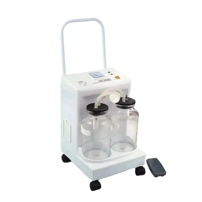 High Pressure Professional Portable Suction Medical Hospital Surgical Use Vacuum Aspirator Electric Mobile Suction Machine CE