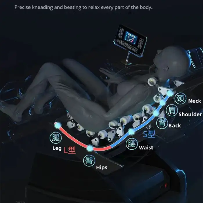 Zero gravity office medical Spa 4d massage chair 4d full body zero gravity luxury stretch 2022