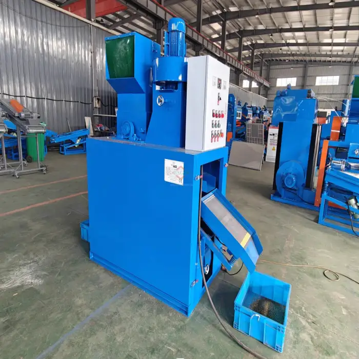 Automatic Copper Cable Recycling Mini 40-60kg per hr Wire Granulator Machine for separate copper and plastic