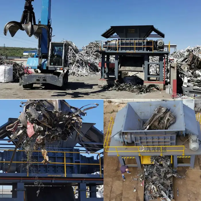 Scrap Metal Recycling Plant Waste Scrap Car Aluminium Shredder Aluminum Recycling Machinery