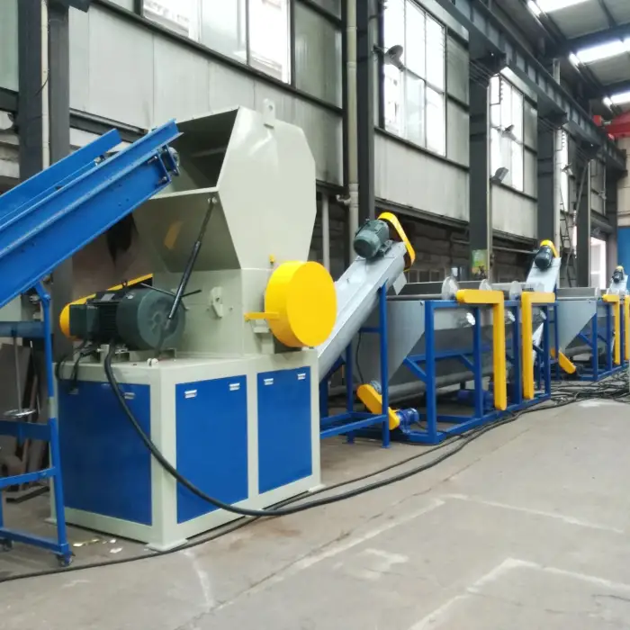 500-700KG per Hour Capacity Plastic Recycling Machine PP PE Film Bag Washing Recycling Line