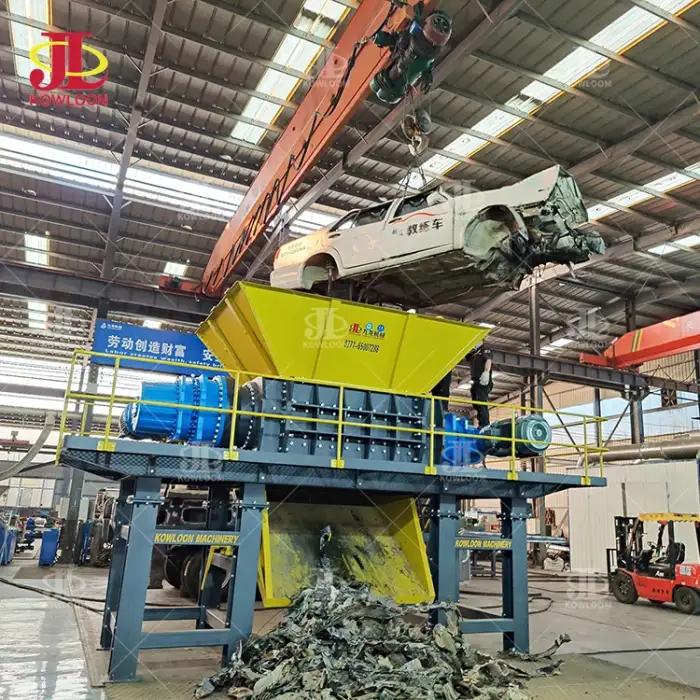 Scrap Metal Recycling Plant Waste Scrap Car Aluminium Shredder Aluminum Recycling Machinery