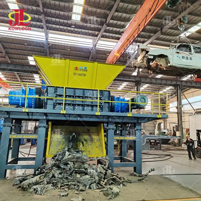 Scrap Metal Recycling Plant Waste Scrap Car Aluminium Shredder Aluminum Recycling Machinery