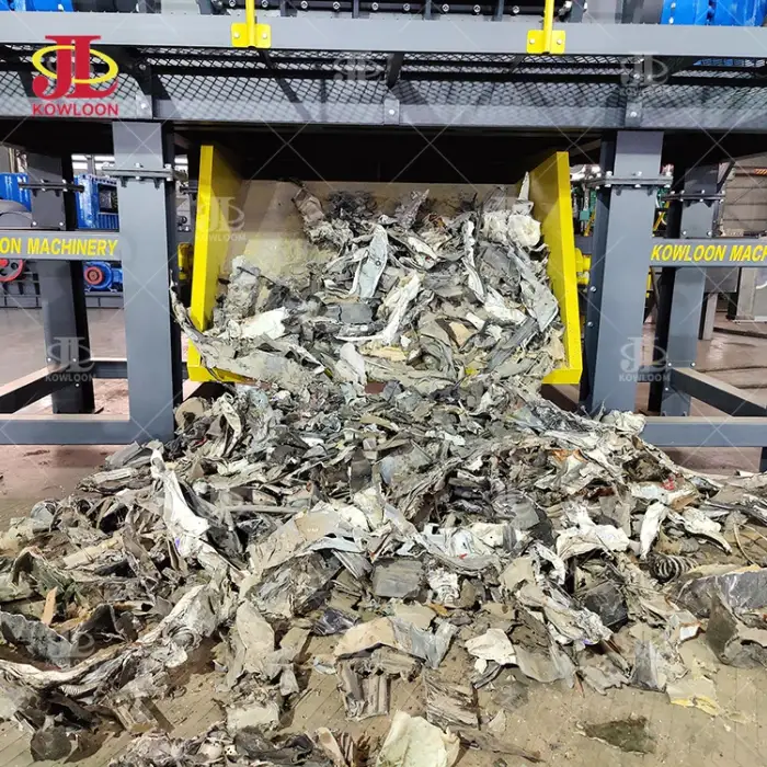 Scrap Metal Recycling Plant Waste Scrap Car Aluminium Shredder Aluminum Recycling Machinery