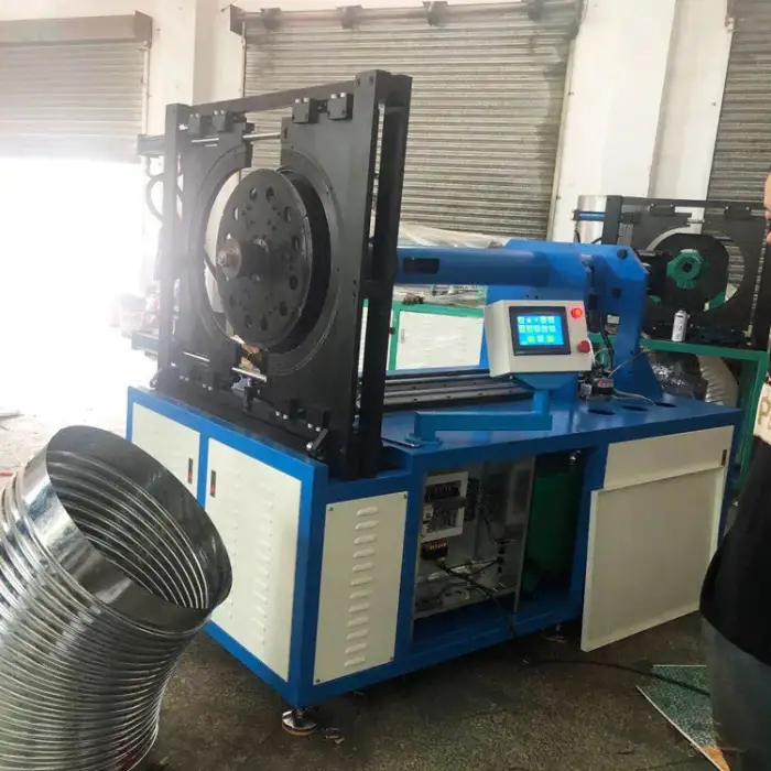 High Quality Hydraulic Stainless Steel Ventilating Duct Corrugated Elbow Forming Machine For Air Duct