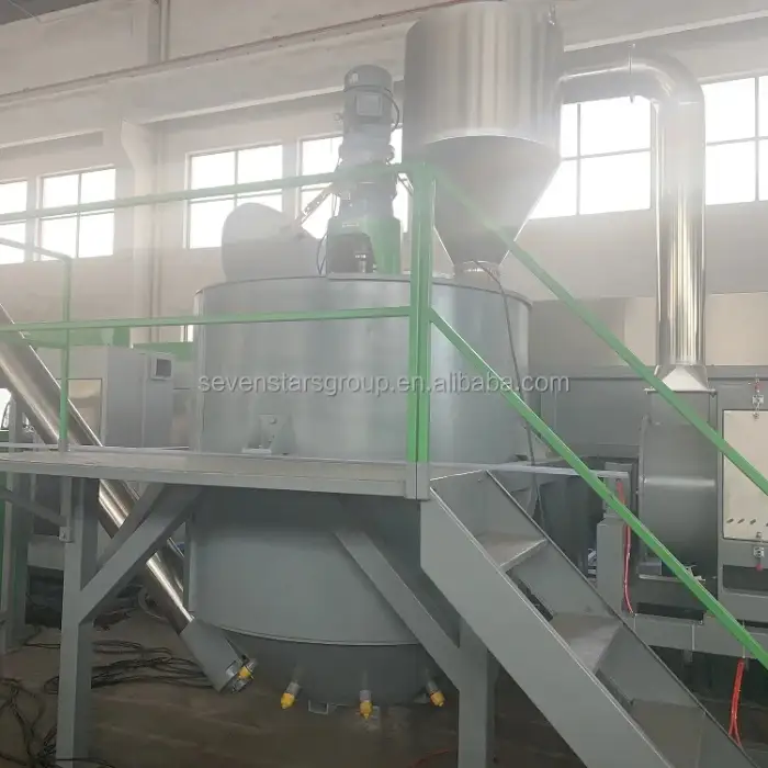 1000kg per hour PET plastic bottle recycling machine Waste PET bottle washing line