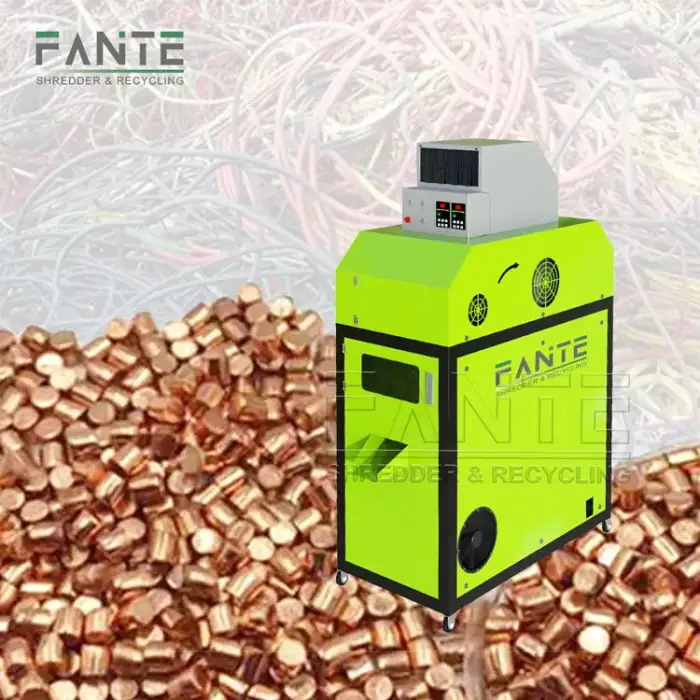 Small Copper Wire Granulator Machine 30~50 kg per h Waste Cable Granulator Copper Wire Recycling Machine