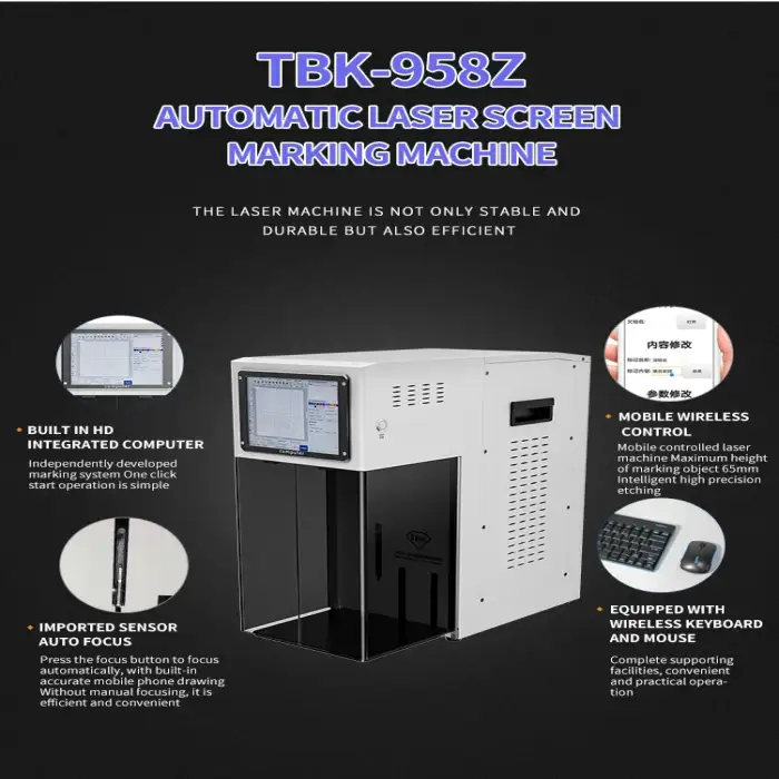 Hot Sale TBK958Z UV3W Machine for Laser Separation Front Glass