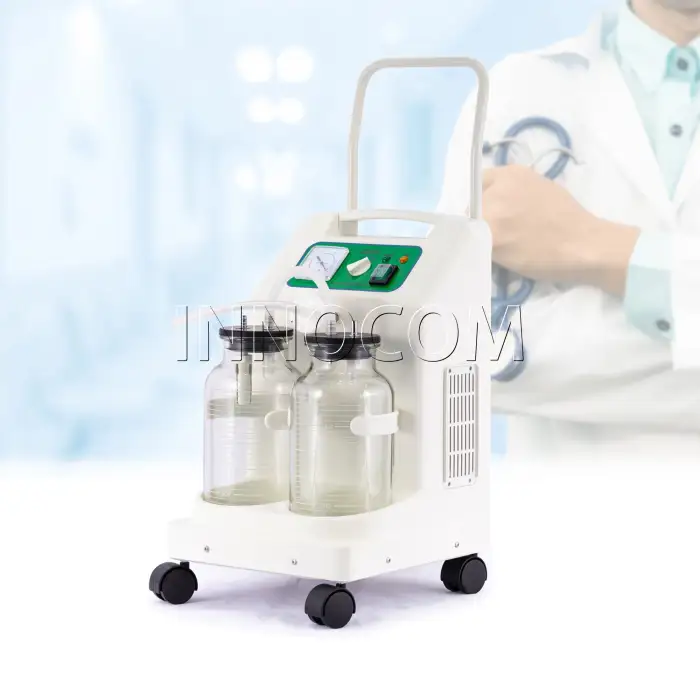 Medical Suction Unit Machine Trolley Electrical Phlegm Aspirator Equipment Airway Mucus Sputum Suction Pump Apparatus