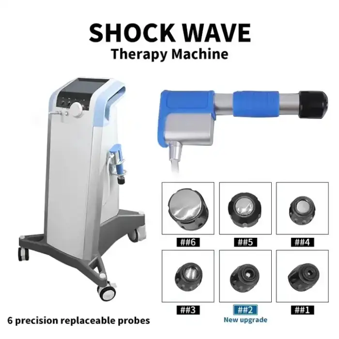 vertical Physiotherapy Equipment Shock Wave Therapy Device Weight Loss Body Repair Shockwave Eswt Machine