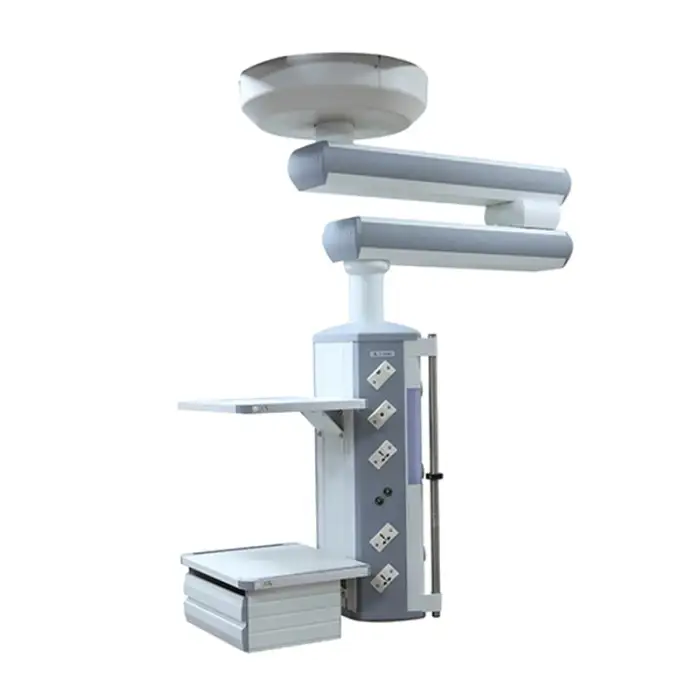 HFP-SS90,160-G Light double arm  Revolving Medical Ceiling Pendant equipment for Gastroenterology with Monitor