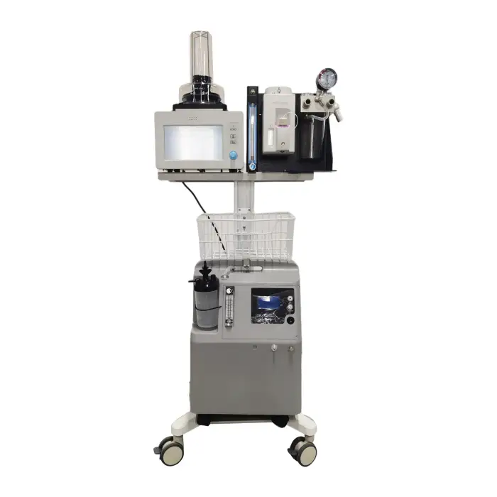 Turbine driven veterinary anesthesia machine for pet hospital veterinary clinical