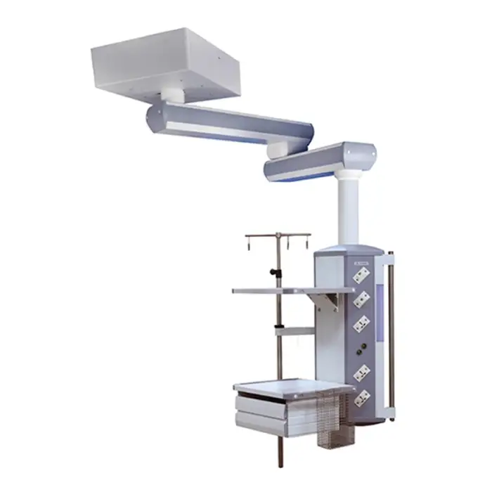 HFP-SS90,160-G Light double arm  Revolving Medical Ceiling Pendant equipment for Gastroenterology with Monitor