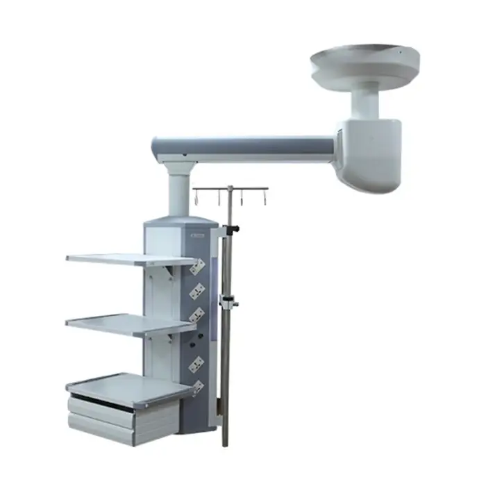 HFP-SS90,160-G Light double arm  Revolving Medical Ceiling Pendant equipment for Gastroenterology with Monitor