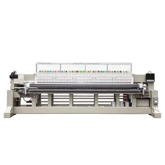 Latest Computerized Roll Nantong Quilt Stitch HK Sew Embroidery Machine