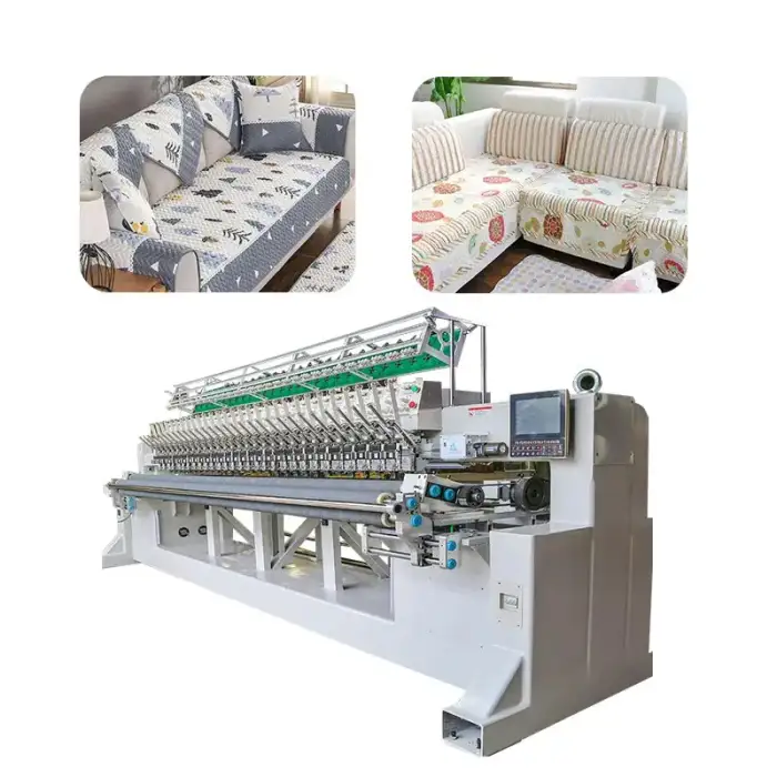 Latest Computerized Roll Nantong Quilt Stitch HK Sew Embroidery Machine