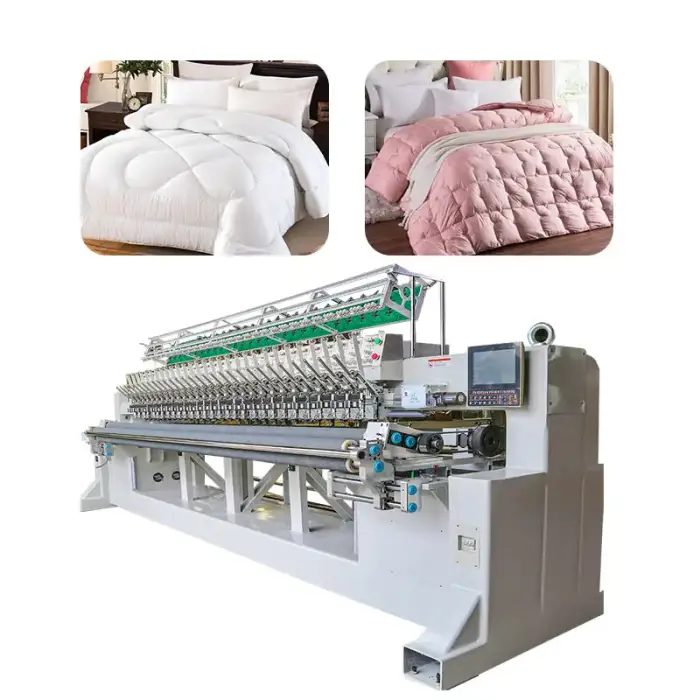 Latest Computerized Roll Nantong Quilt Stitch HK Sew Embroidery Machine