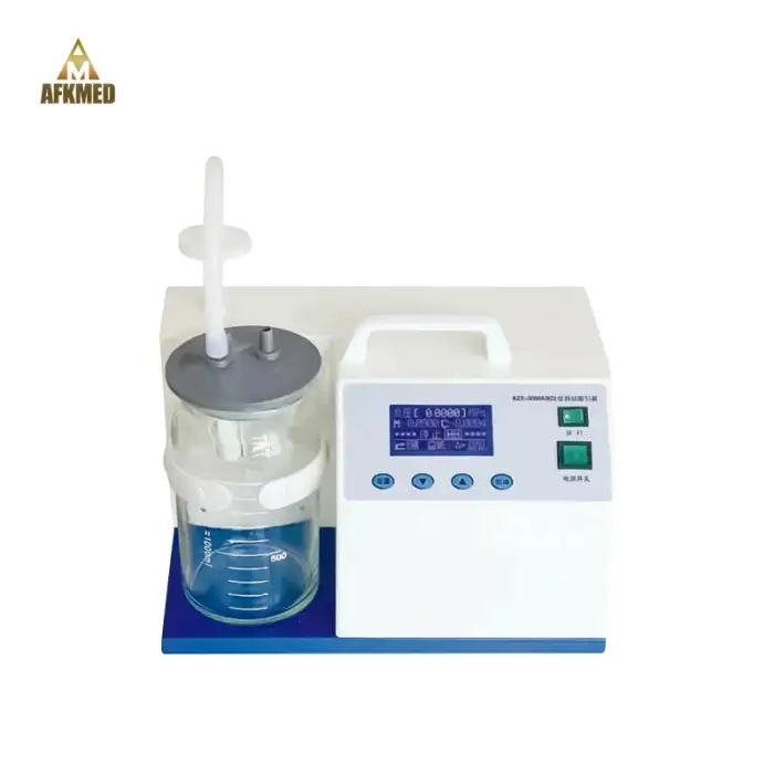 Trolley Medical Use portable medical sputum suction machine at hospital with LCD display