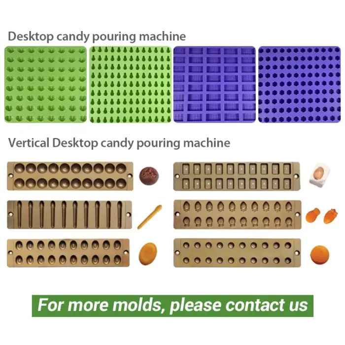 Manual Table Top Tabletop Pectin Candy Gummy Bear Make Depositer Machine