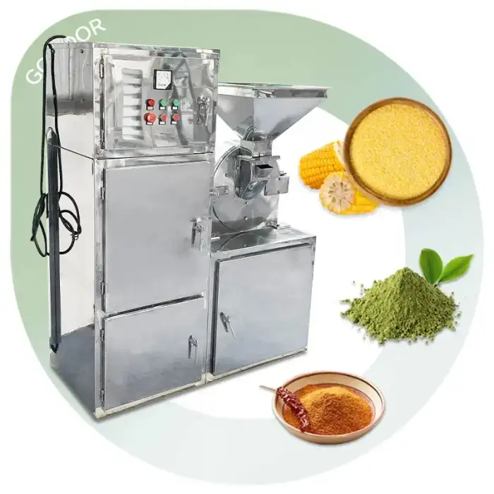 Food Process Sumac Grinder Universal Flour Milling Pulverizer Herbs Bark Grind Machine for China