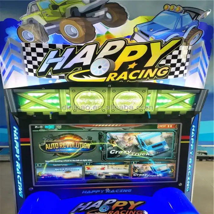 Funpark Indoor 2 Player Arcade Game Machine Coin Operated Video Simulator 3d Racing Car Arcade Console Game Machine