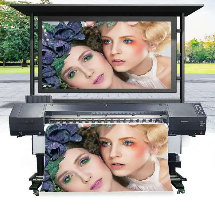 High quality DX11,i3200 printhead Uv Roll To Roll Printer for photo paper,advertising billboard and Car stickers