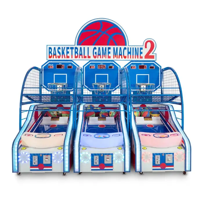 Arcade Children Basketball Game Machine 2 players Street Basketball Arcade Game Machine Electronic Basketball Game