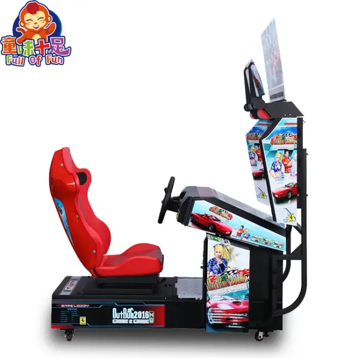 Ride On Car Amusement Park Products Arcade Game Console Machine Sim Car Racing Simulator