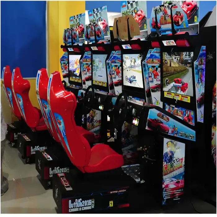 Ride On Car Amusement Park Products Arcade Game Console Machine Sim Car Racing Simulator