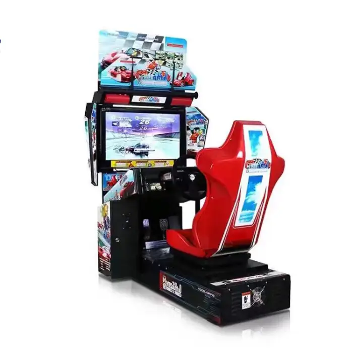 Ride On Car Amusement Park Products Arcade Game Console Machine Sim Car Racing Simulator