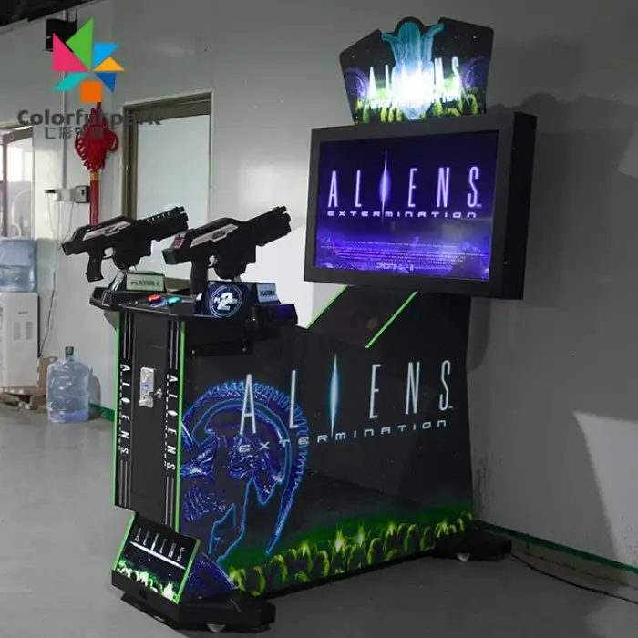 alien coin operated games air guns shooting hunting weapons video game machine arcade machine