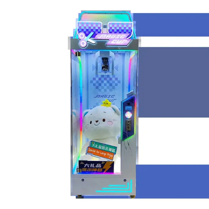 Amusement Park Coin Operated Games Skill Magic Cut 3 Win Arcade Gift Vending Game Machine