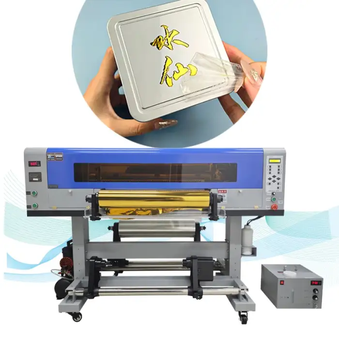 good quality printhead UV DTF Printer TX800 print head 60cm Small size 2 in 1 uv dtf printer for hot stamping foil