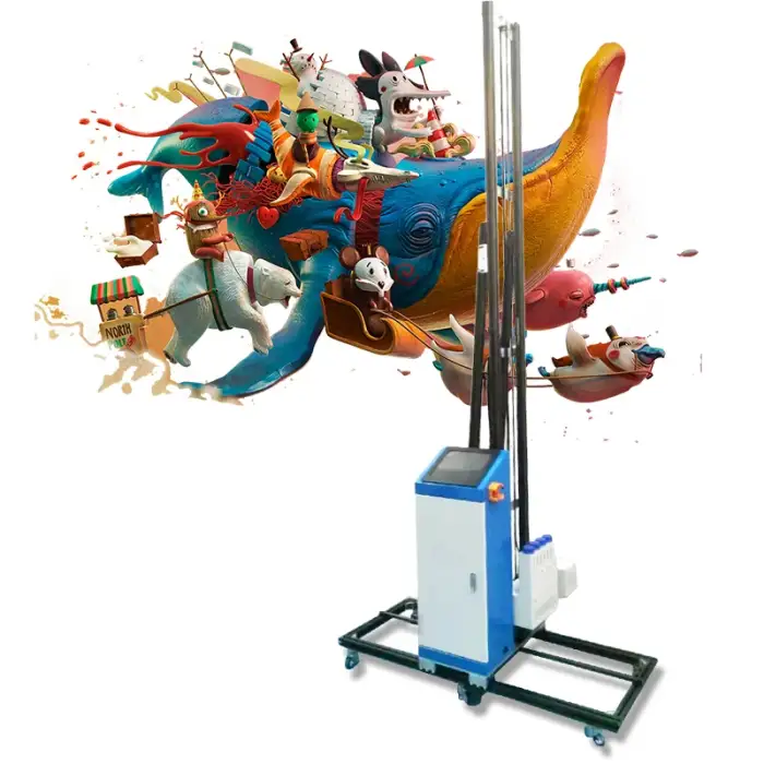 Direct To Wall painting Machine 3D Effect UV Vertical Walls Painter Printer