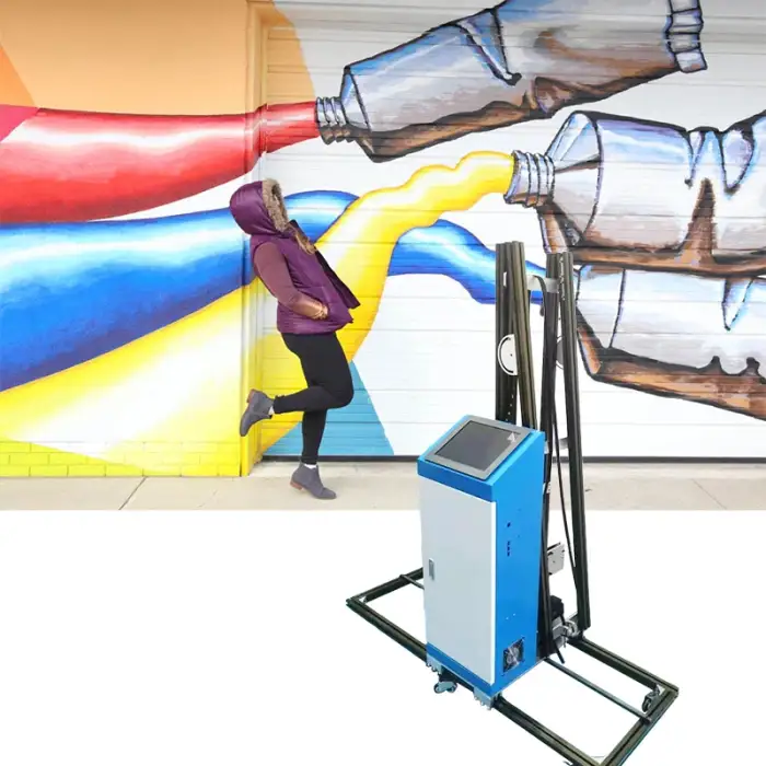 Direct To Wall painting Machine 3D Effect UV Vertical Walls Painter Printer