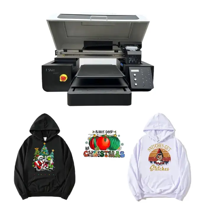 A3 Size DTG Printer Direct to Garment Printer Tshirt Hoodie Sweater Textil Printing Machine For T-shirt