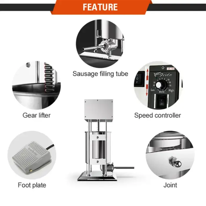 Automatic Industrial Vertical 190Mm Two Blades Salmon Fillet Steak Fish Slicer Meat Roll Slicer  Frozen Meat Slicer