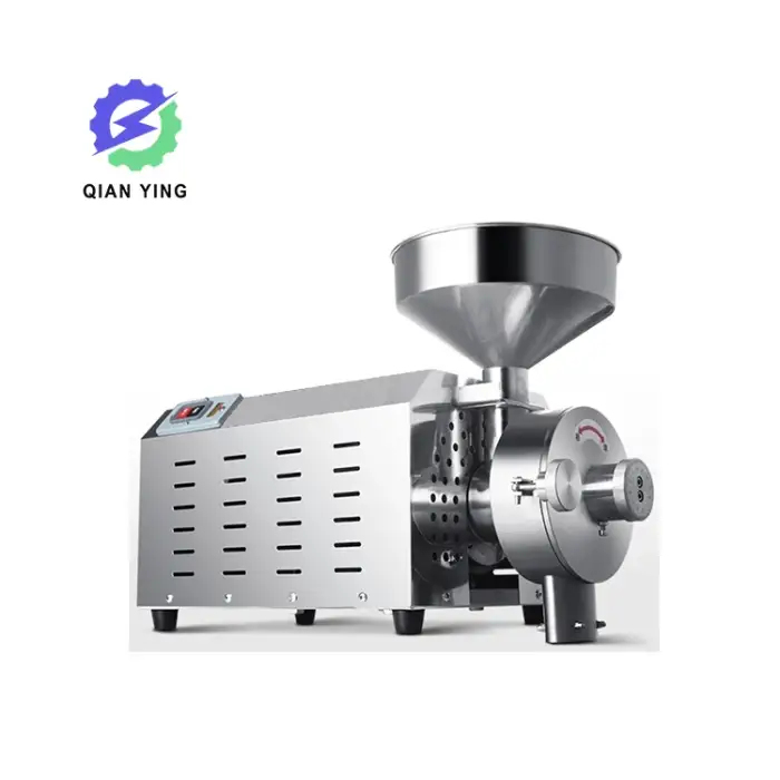 Stainless Steel Commercial Industrial Dry Processing Equipment Coffee Rice Spice Grain Grinder Machine