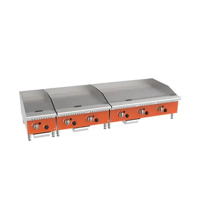 Electric Plancha Grill Gas Cook Top Commercial Using Gas Griddle