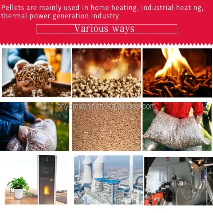 High Efficiency Biofuel Sawdust Pellet Maker Sawdust Pellet Machine Granules Making Machine for Farming Wood 25 Provided 6 - 12