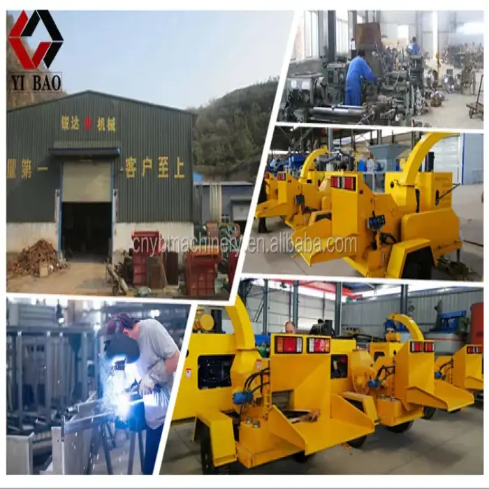 Diesel Engine Mobile Branch Crusher Garden &amp; Street Greening Forestry Machinery Use for Tree Cutter &amp; Straw Crusher