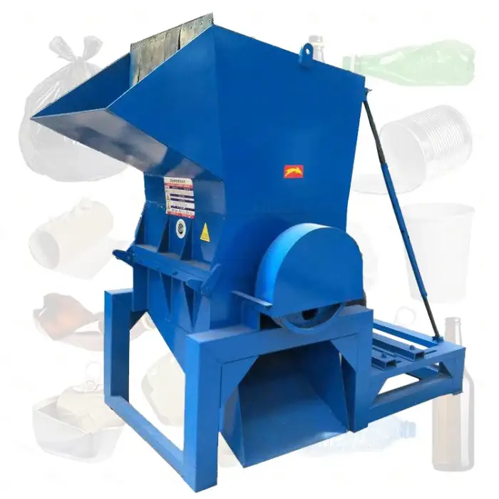 Small Hard Plastic Waste Crusher PET Recycling Machine For Rubber Tire