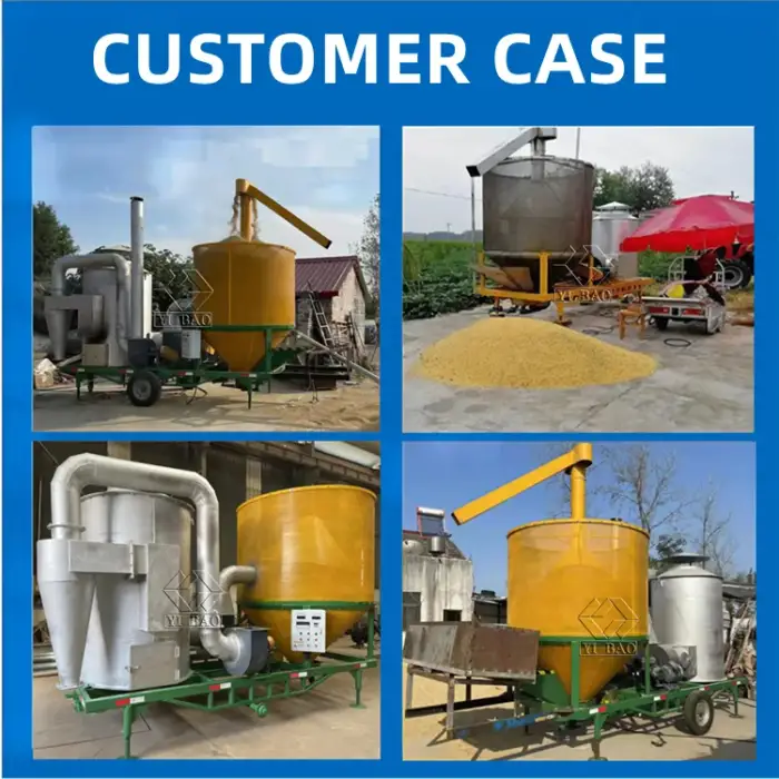 Vertical Cereal Drying machine Coal Natural Gas Fuel of straw Grain dryer machine