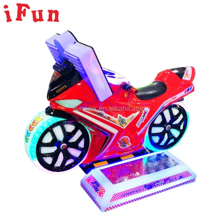 Ifun Arcade Indoor Coin Operated Speed Moto Mini Size Kids Video Motorcycle Racing Game Machine for Fun