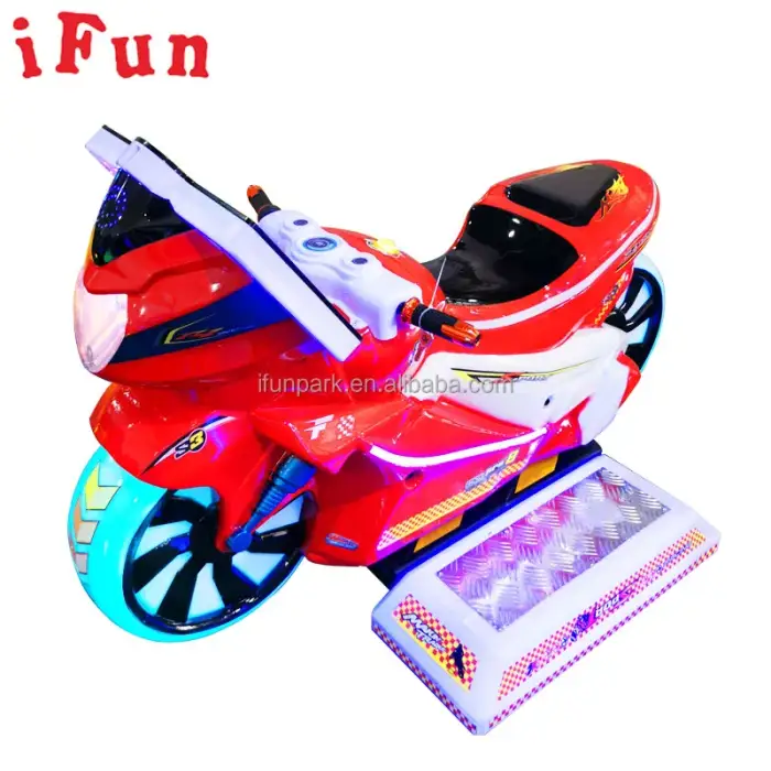 Ifun Arcade Indoor Coin Operated Speed Moto Mini Size Kids Video Motorcycle Racing Game Machine for Fun