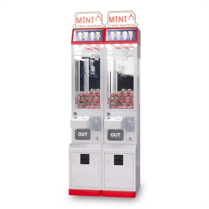 Indoor amusement Coin Operated Arcade Game Machine Mini Fairyland Claw Crane Machine Prize Vending Game gift Machine