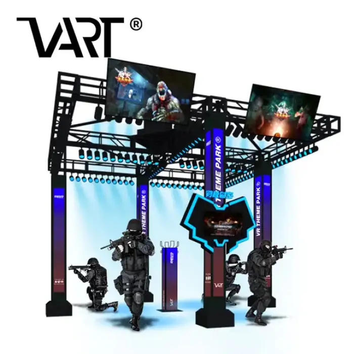 Free-roam VR Amusement Park Shooting Arcade Game Machine with Virtual Shooting Games